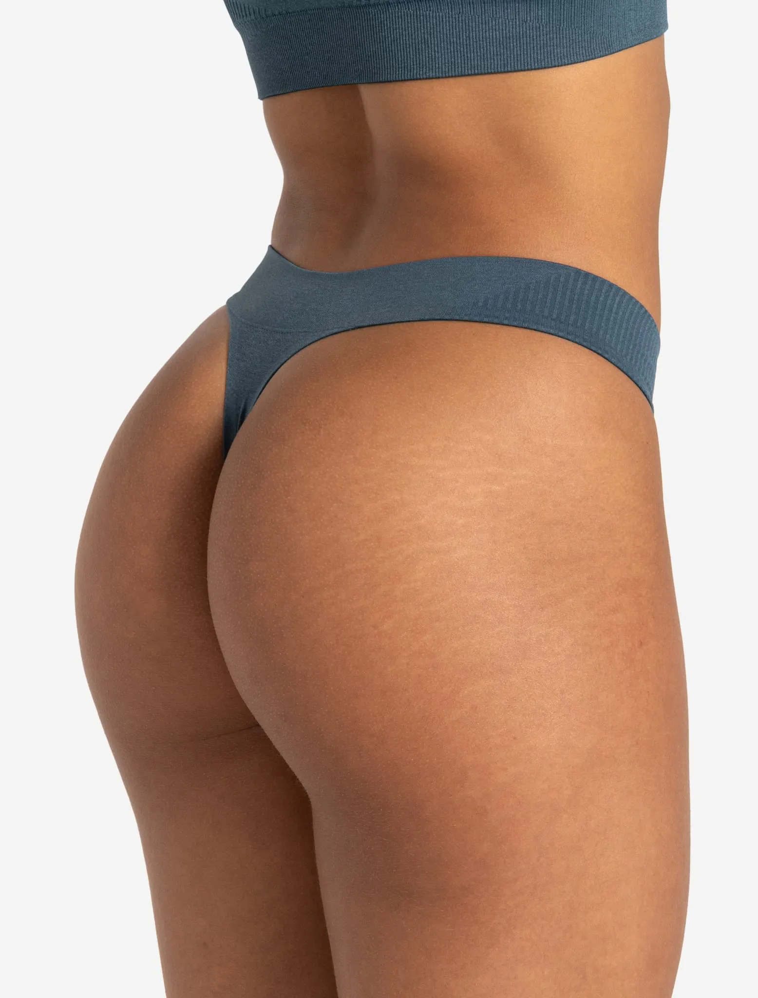 ADAPT 2.0 Seamless Thong - Petrol Blue