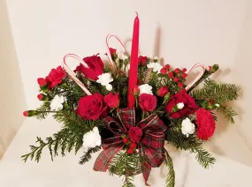 Christmas Candle Centerpiece