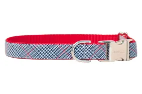 Houndstooth Plaid Dog Collar