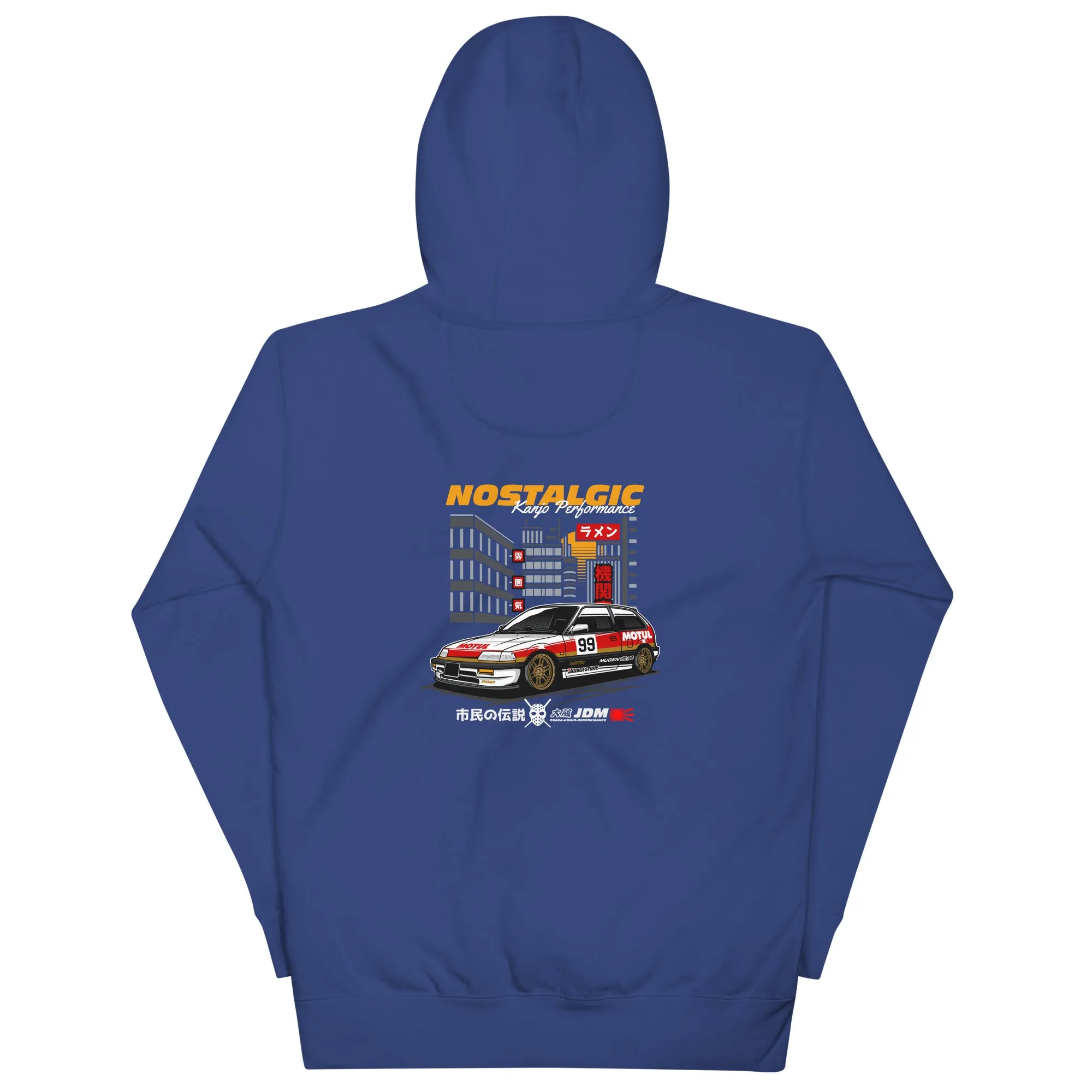 Nostalgic Kanjo Osaka Premium Car Culture Hoodie