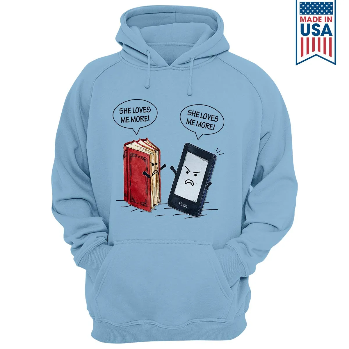 Paper Books E-Books She Loves Me More Hoodie HDW2005