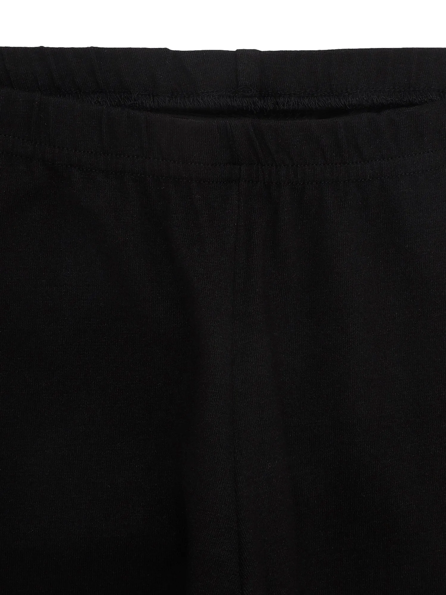 Women's Casual  Black  Mid rise Leggings