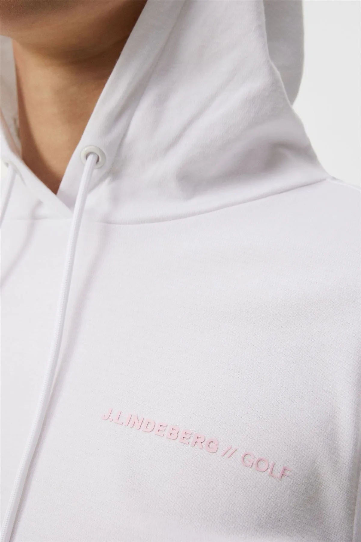 Womens Vice Soft Poly Pima Hoodie White - SU23